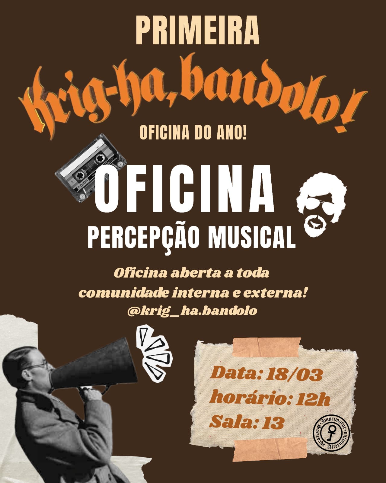 Foto de Oficina de percepção musical