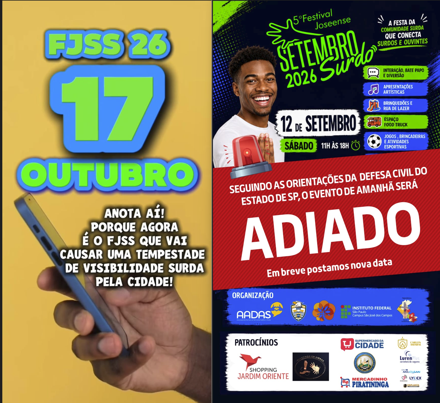 Foto de Festival Setembro Surdo – IFSP Campus São José dos Campos