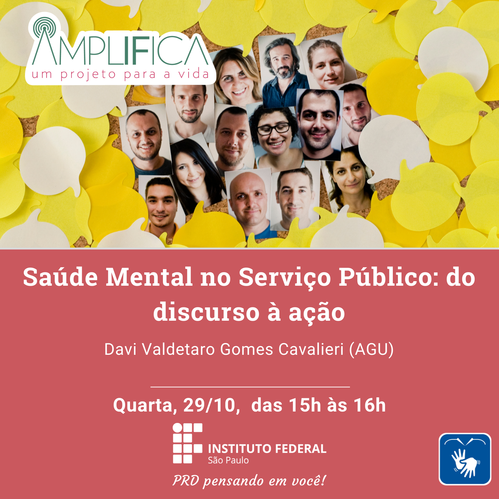 Foto de Amplifica: Saúde Mental no Serviço Público:do discurso à Ação