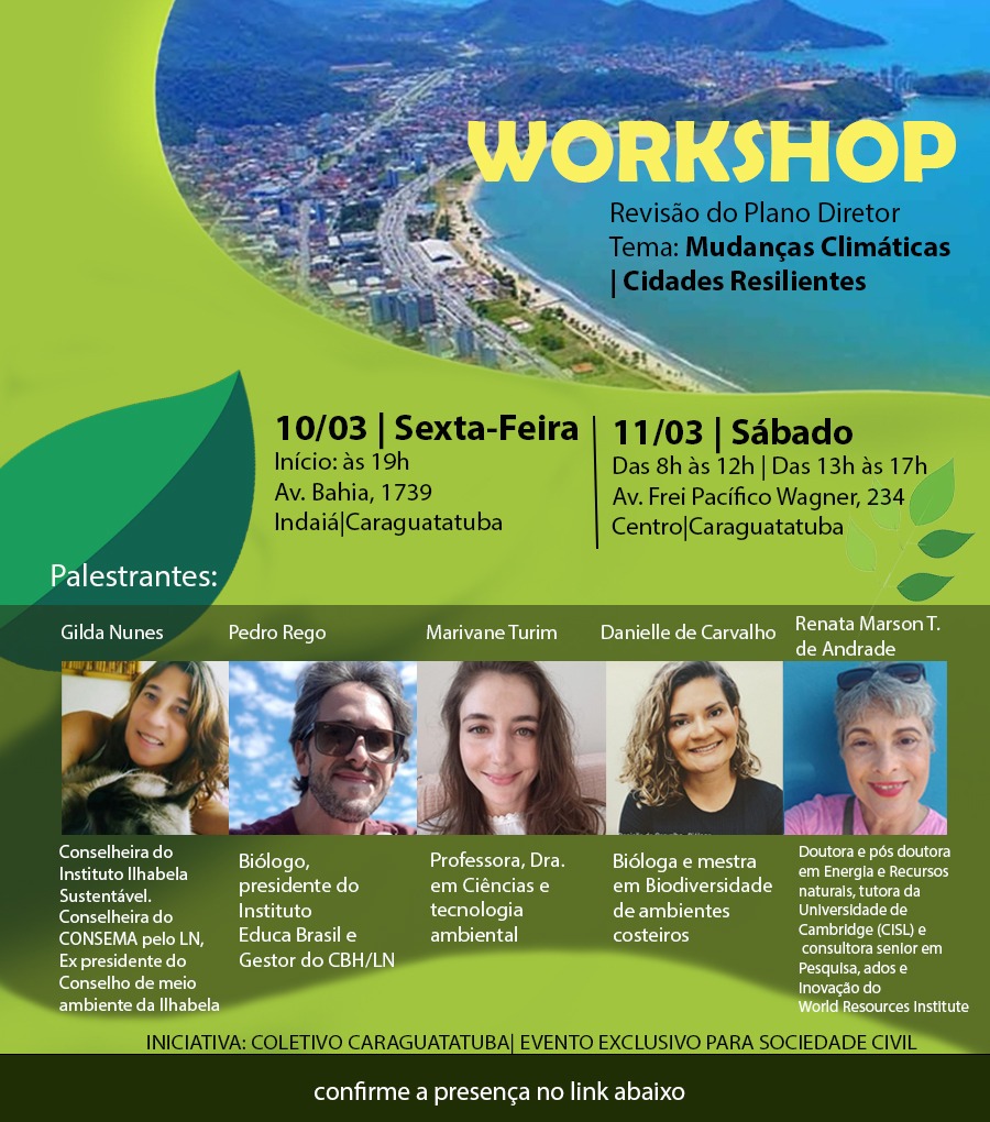 Foto de Workshop: Mudanças Climáticas e Cidades Resilientes